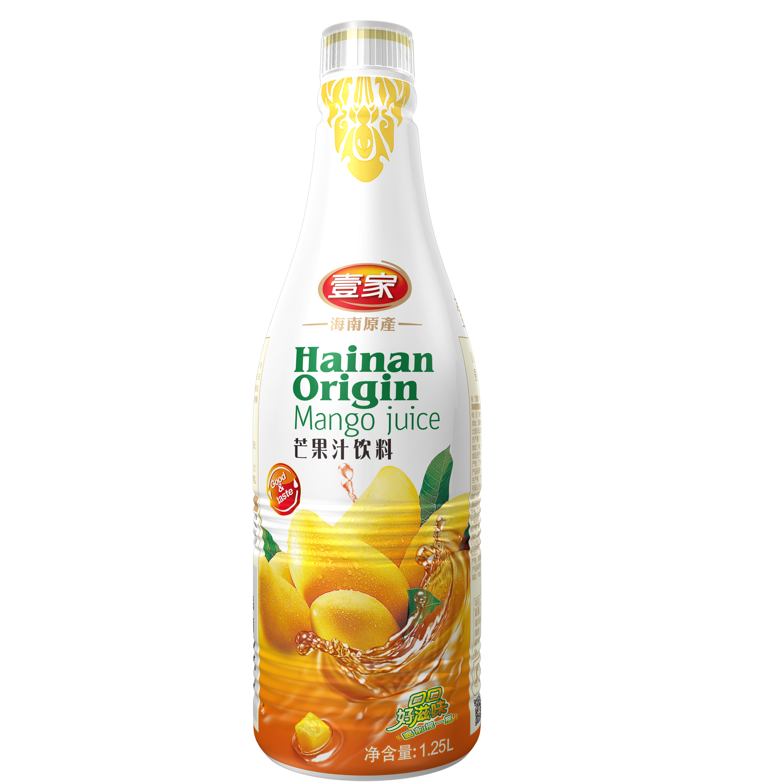 壹家膠瓶芒果果汁1.25L